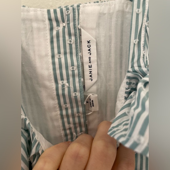 Janie & Jack Girls Striped Dress - Picture 5 of 5